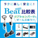 【Beatオービタルマシン比較表】「BOXY PLUS」が新登場！清掃をもっとラクに楽しく安全に！